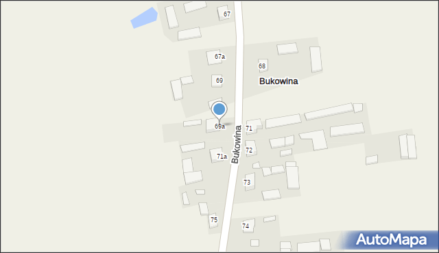 Bukowina, Bukowina, 69a, mapa Bukowina
