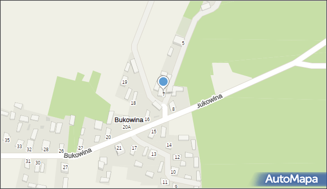 Bukowina, Bukowina, 7, mapa Bukowina