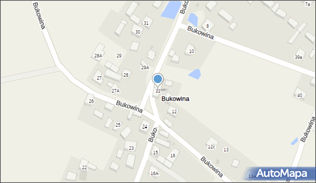 Bukowina, Bukowina, 11, mapa Bukowina