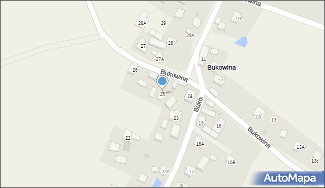 Bukowina, Bukowina, 25, mapa Bukowina