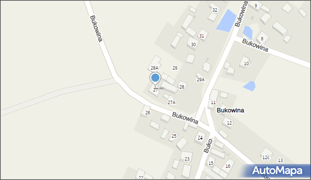 Bukowina, Bukowina, 27, mapa Bukowina