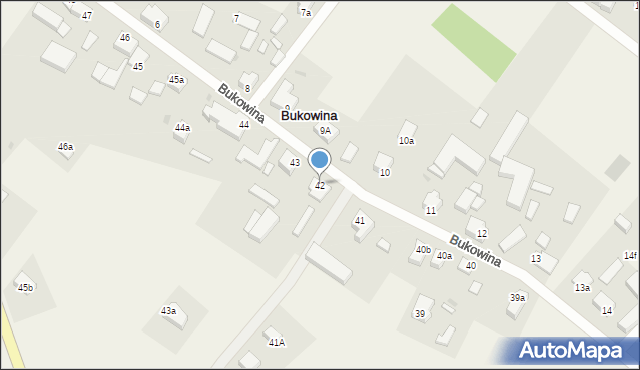 Bukowina, Bukowina, 42, mapa Bukowina