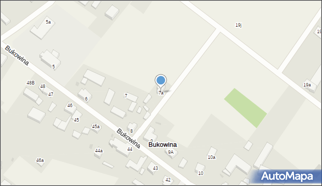 Bukowina, Bukowina, 7a, mapa Bukowina