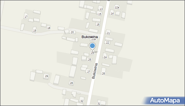 Bukowina, Bukowina, 23, mapa Bukowina