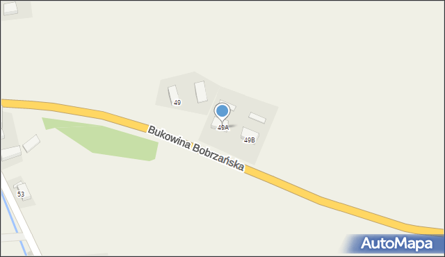 Bukowina Bobrzańska, Bukowina Bobrzańska, 49A, mapa Bukowina Bobrzańska