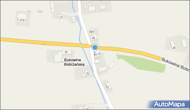 Bukowina Bobrzańska, Bukowina Bobrzańska, 51, mapa Bukowina Bobrzańska