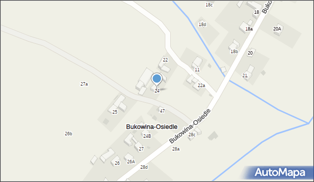 Bukowina-Osiedle, Bukowina-Osiedle, 24, mapa Bukowina-Osiedle