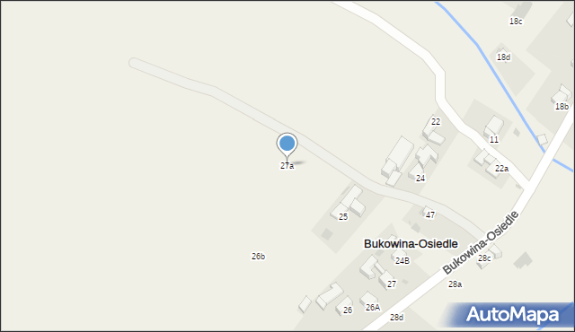 Bukowina-Osiedle, Bukowina-Osiedle, 27a, mapa Bukowina-Osiedle