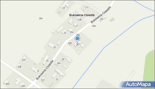 Bukowina-Osiedle, Bukowina-Osiedle, 28, mapa Bukowina-Osiedle