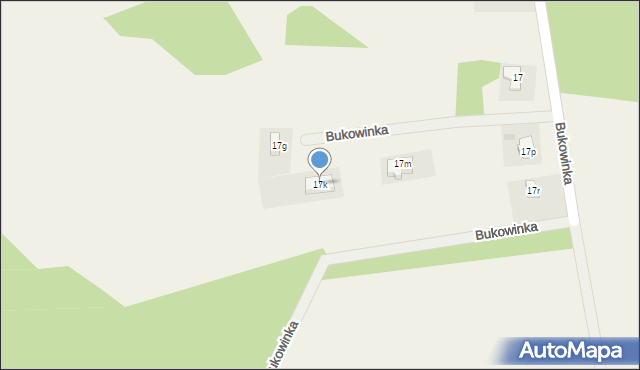 Bukowinka, Bukowinka, 17k, mapa Bukowinka