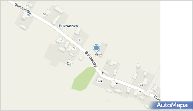 Bukowinka, Bukowinka, 34, mapa Bukowinka