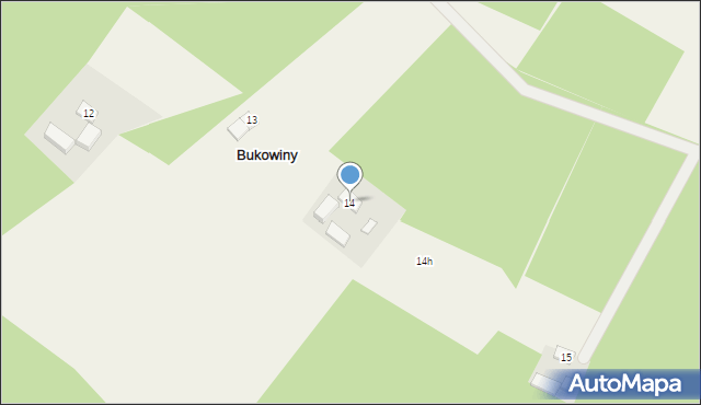 Bukowiny, Bukowiny, 14, mapa Bukowiny