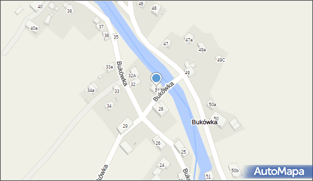 Bukówka, Bukówka, 31, mapa Bukówka