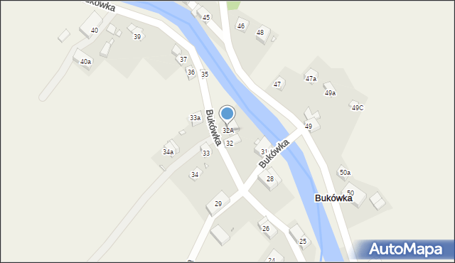 Bukówka, Bukówka, 32A, mapa Bukówka