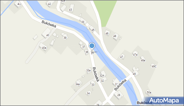 Bukówka, Bukówka, 35, mapa Bukówka