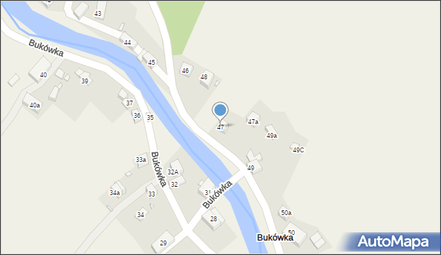 Bukówka, Bukówka, 47, mapa Bukówka