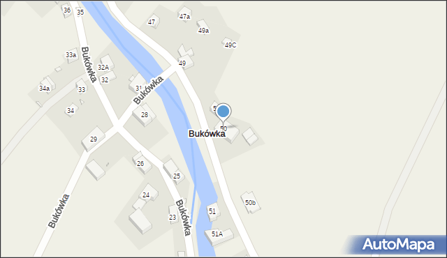 Bukówka, Bukówka, 50, mapa Bukówka