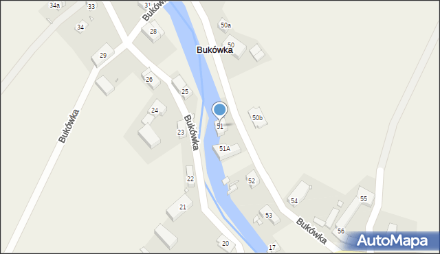 Bukówka, Bukówka, 51, mapa Bukówka