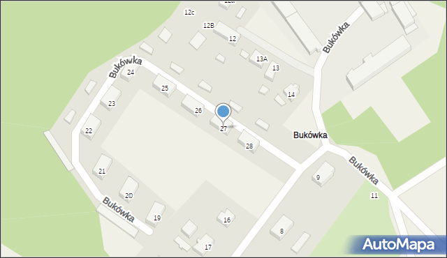 Bukówka, Bukówka, 27, mapa Bukówka