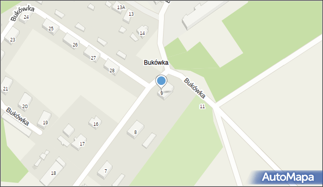 Bukówka, Bukówka, 9, mapa Bukówka