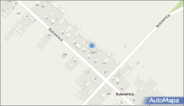 Bukownica, Bukownica, 21a, mapa Bukownica