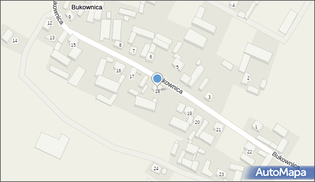 Bukownica, Bukownica, 18, mapa Bukownica