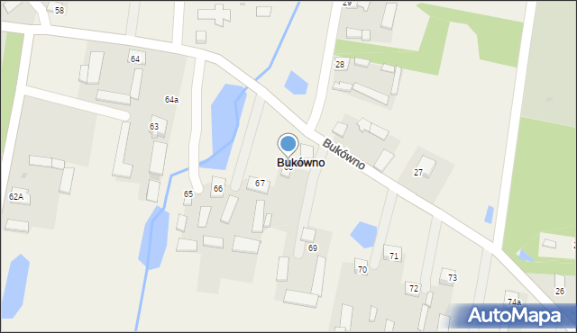 Bukówno, Bukówno, 68, mapa Bukówno