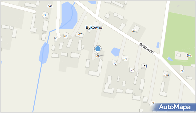 Bukówno, Bukówno, 69, mapa Bukówno