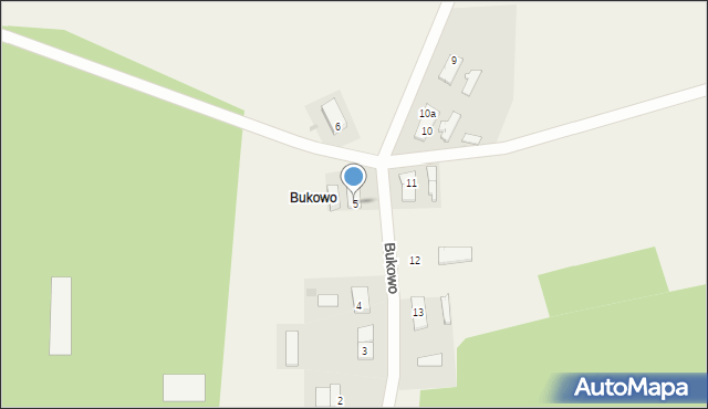 Bukowo, Bukowo, 5, mapa Bukowo