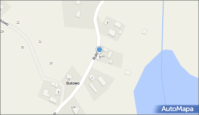 Bukowo, Bukowo, 8, mapa Bukowo