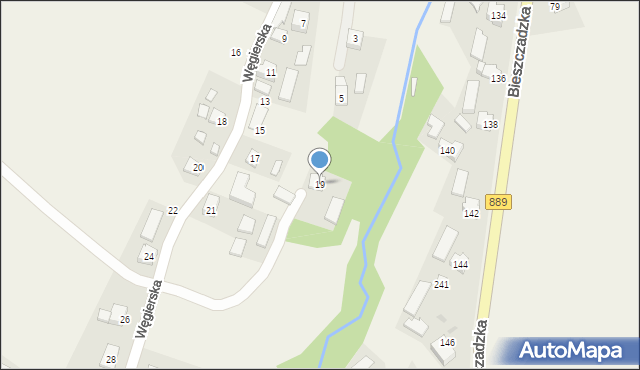 Bukowsko, Bukowsko, 12, mapa Bukowsko