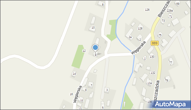 Bukowsko, Bukowsko, 16, mapa Bukowsko