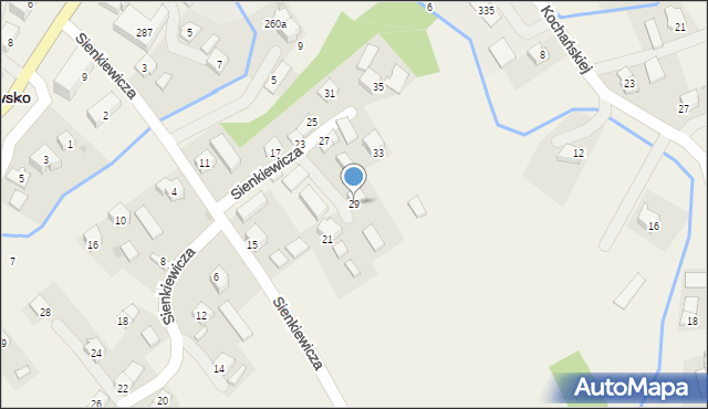 Bukowsko, Bukowsko, 179a, mapa Bukowsko