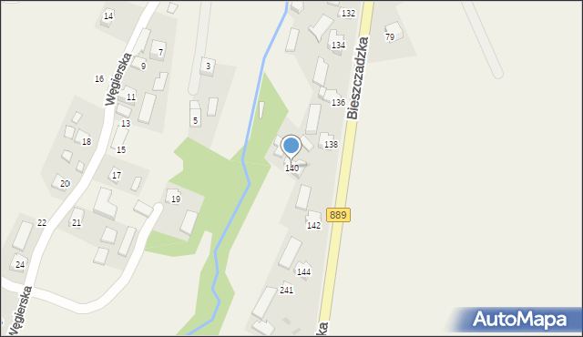 Bukowsko, Bukowsko, 239, mapa Bukowsko