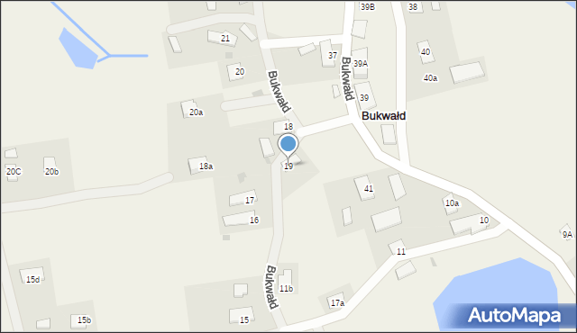 Bukwałd, Bukwałd, 19, mapa Bukwałd