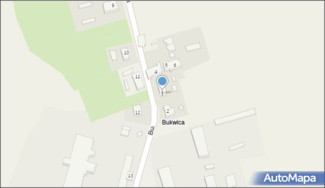 Bukwica, Bukwica, 3, mapa Bukwica