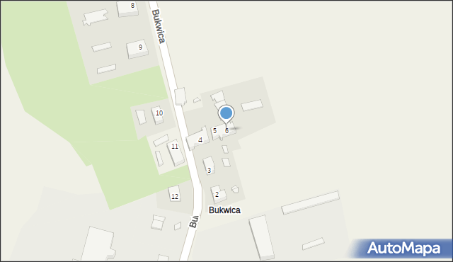 Bukwica, Bukwica, 6, mapa Bukwica