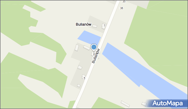 Bulianów, Bulianów, 6, mapa Bulianów