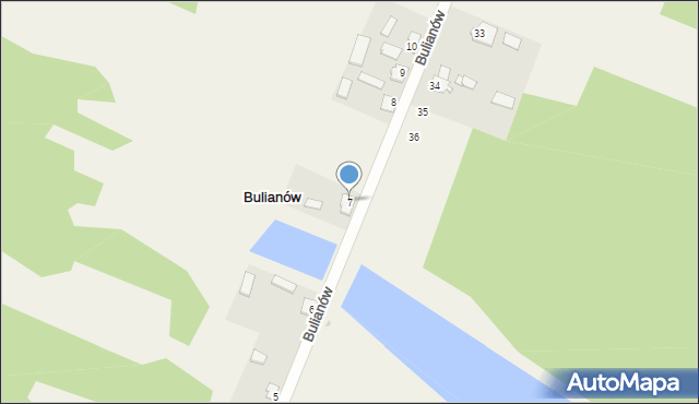 Bulianów, Bulianów, 7, mapa Bulianów