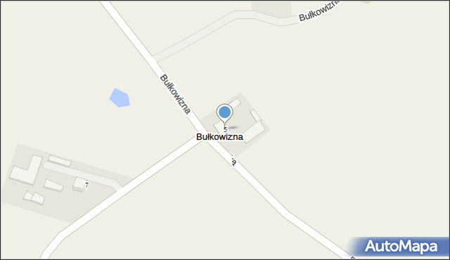 Bułkowizna, Bułkowizna, 5, mapa Bułkowizna