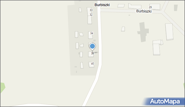 Burbiszki, Burbiszki, 38, mapa Burbiszki