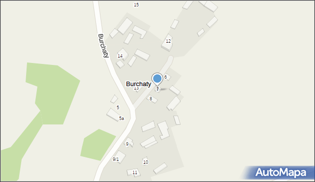 Burchaty, Burchaty, 7, mapa Burchaty