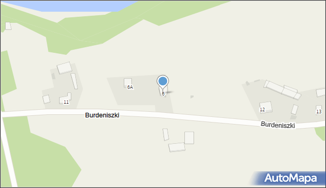 Burdeniszki, Burdeniszki, 6, mapa Burdeniszki