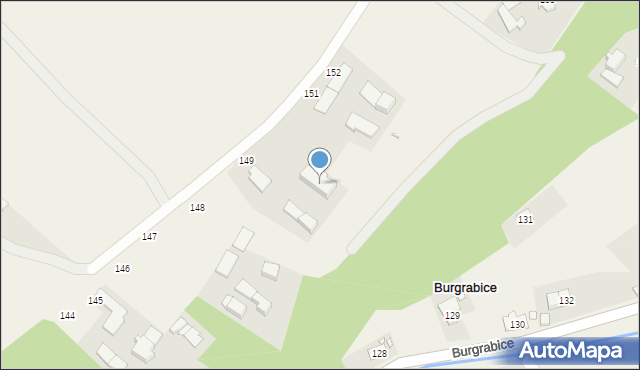 Burgrabice, Burgrabice, 150, mapa Burgrabice