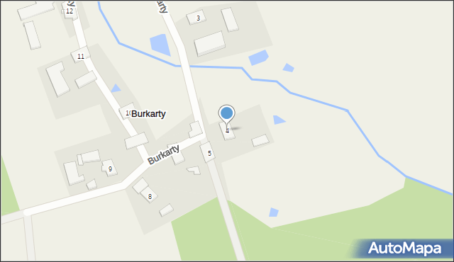 Burkarty, Burkarty, 4, mapa Burkarty