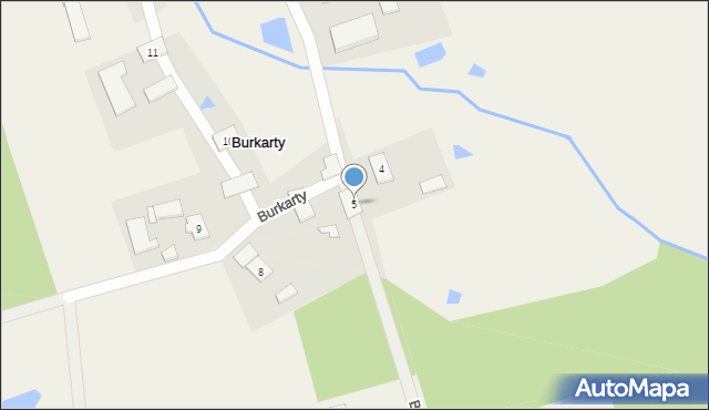 Burkarty, Burkarty, 5, mapa Burkarty