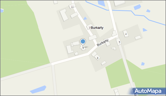 Burkarty, Burkarty, 9, mapa Burkarty