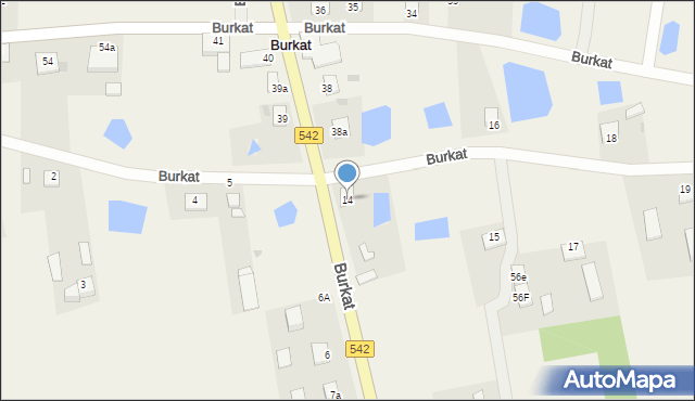 Burkat, Burkat, 14, mapa Burkat