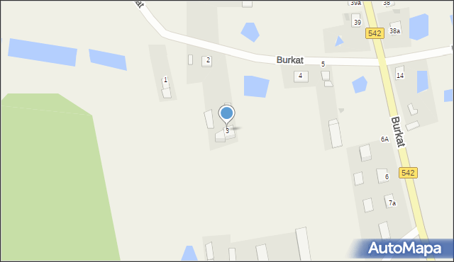 Burkat, Burkat, 3, mapa Burkat