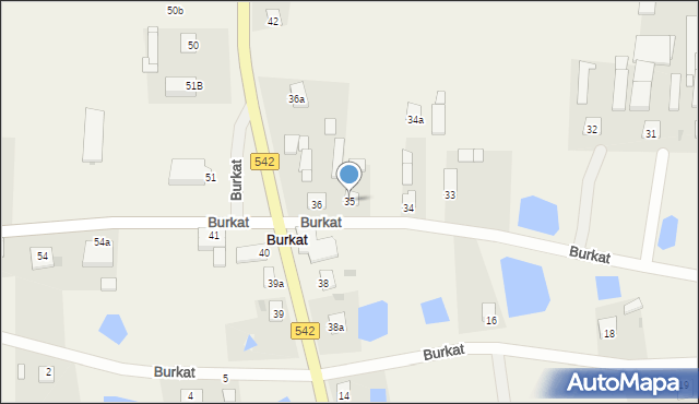 Burkat, Burkat, 35, mapa Burkat